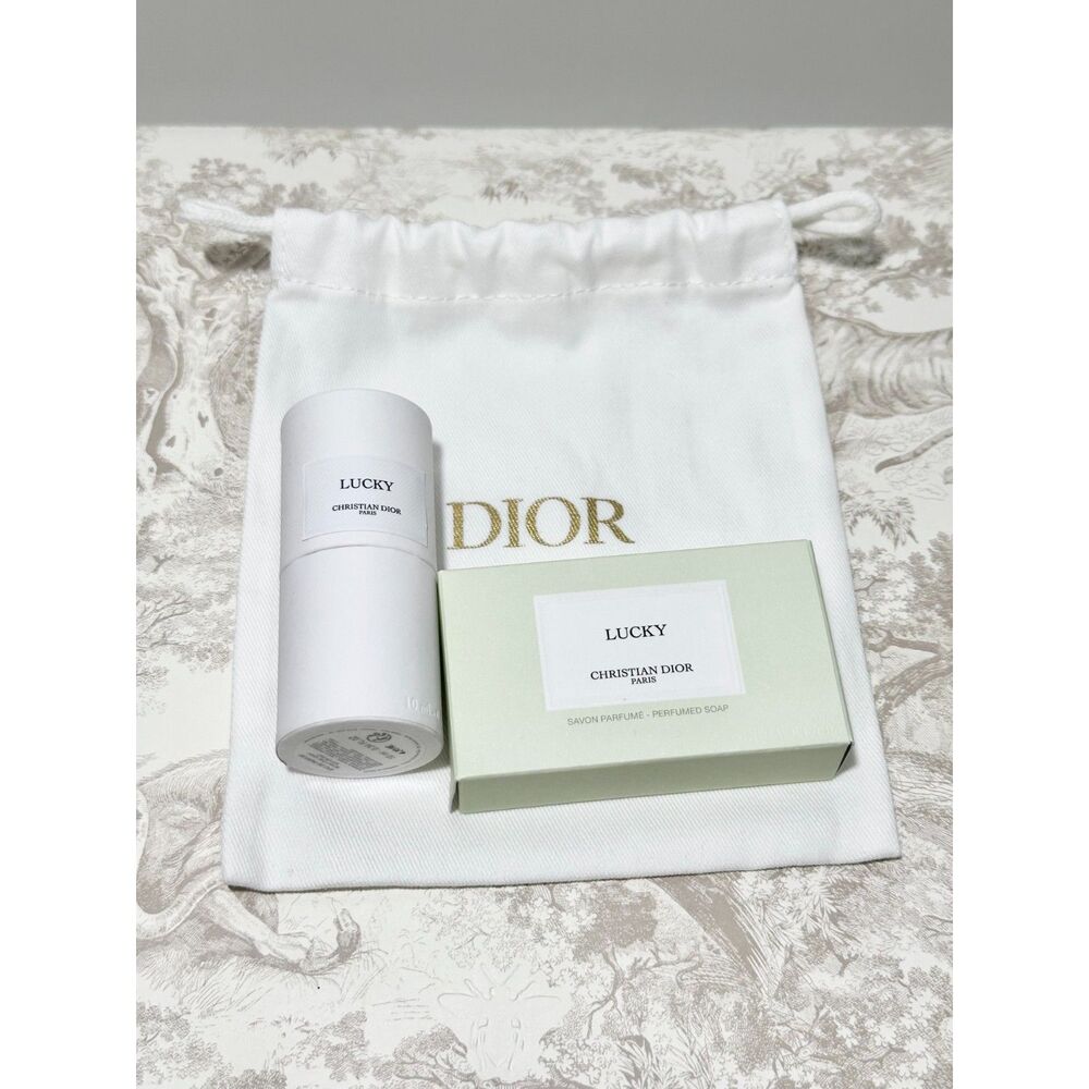 Dior LUCKY Mini Soap Bundle Lot Travel Set NIB